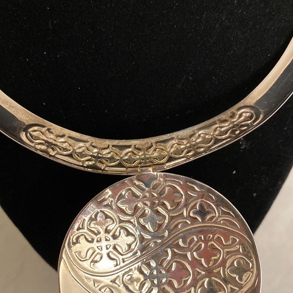 Sterling Silver necklace with pendant  attached  New No Tags - Picture 6 of 8